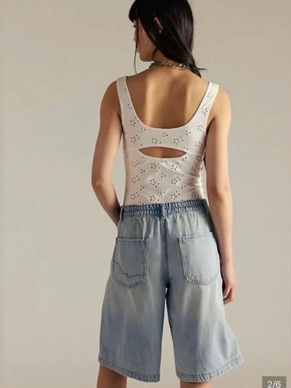 We The Free Free People We The Free - CRVY Back To Basics Shorts Size M NWT - Picture 2 of 8